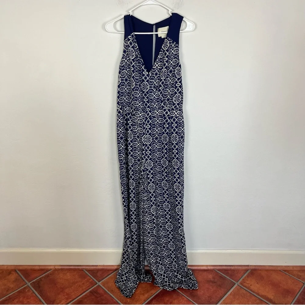 Anthropologie Elevenses Arabesque Jumpsuit